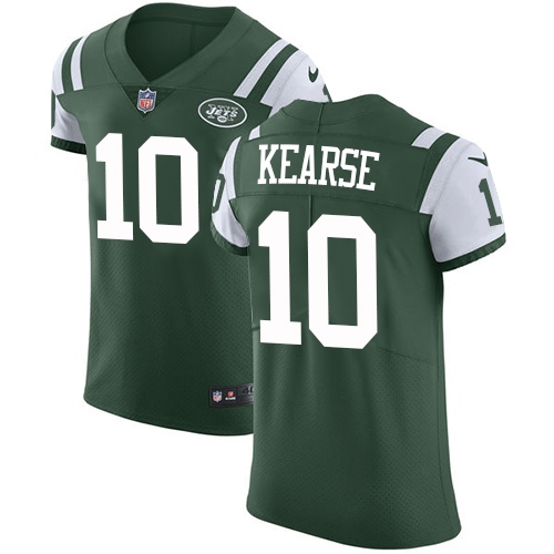 Nike Jets #10 Jermaine Kearse Green Team Color Men's Stitched NFL Vapor Untouchable Elite Jersey - Click Image to Close